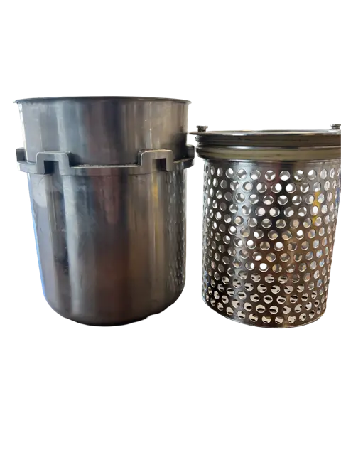 Mesh Filtration & Locking Stainless Cup (25u and 5u) Spin Tech - Purge Technologies