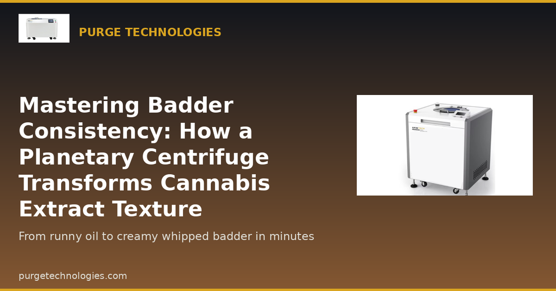 How a planetary centrifuge transforms botanical material texture and consistency