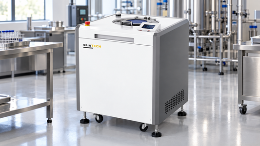 choose a planetary centrifuge by matching the Spin Tech STP-3000 to a clean processing facility.