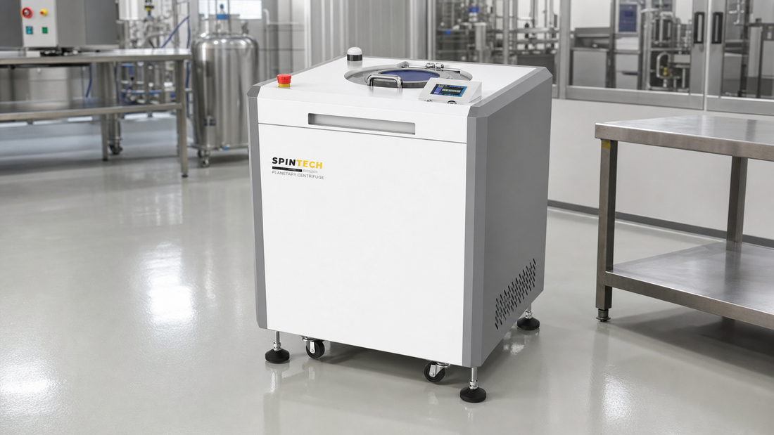 Choose a planetary centrifuge for a processing facility with stable mixing, rapid degassing, and repeatable batch control.