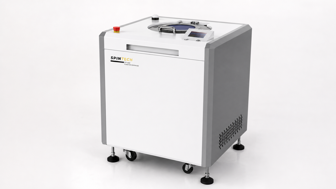 STP-1500 vs STP-3000: choosing the right capacity for a Spin Tech planetary centrifuge setup.